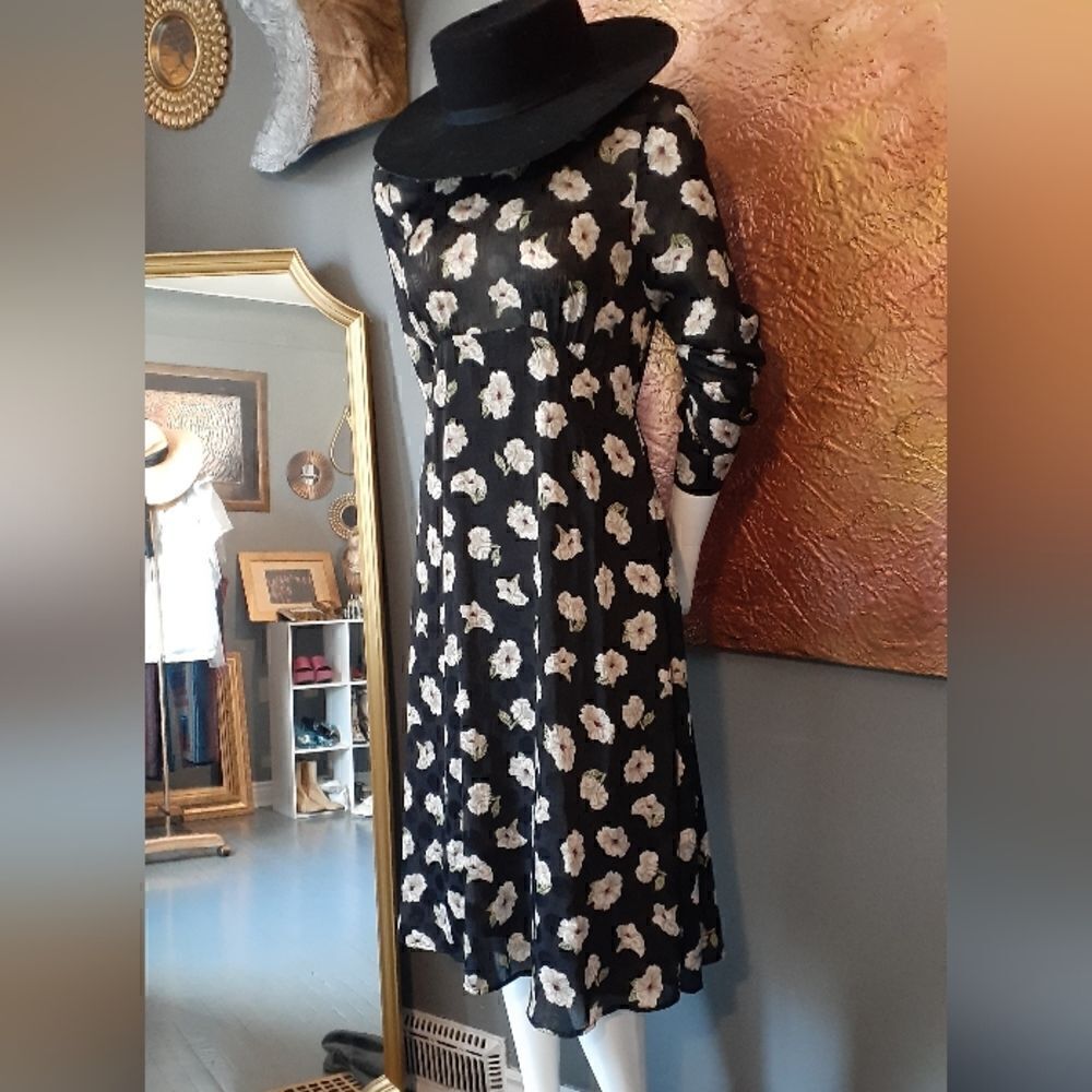 Zara Floral Midi Dress
